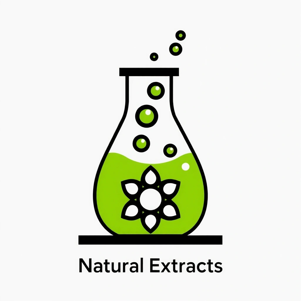 Scientist working in a lab with natural extracts